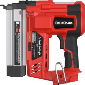 2" cordless brad nailer, 2 in 1 18ga staple nail gun for milwaukee 18v battery